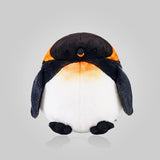 Big Chubby King Penguin Plush Stuffed Animal Round Pillow