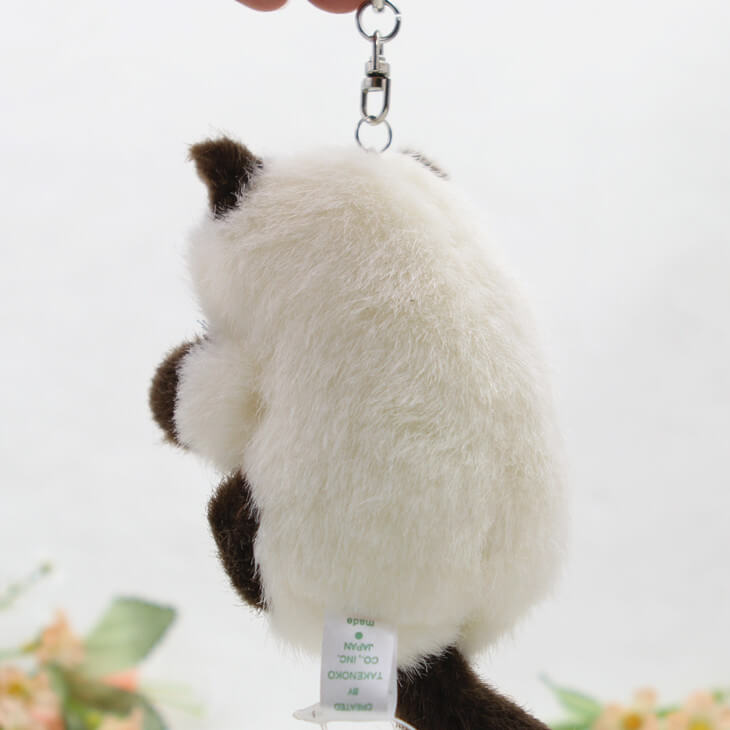 Cat Plush Bag Charm, Stuffed Animal Keychain