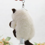 Cat Plush Bag Charm, Stuffed Animal Keychain