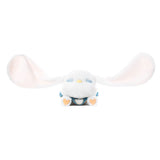 Cartoon Long-eared Rabbit Plush Toy with Flannel Blanket