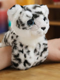 Snow Leopard Stuffed Plush Slap Bracelet