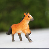 Handmade Carved Horse Figurine