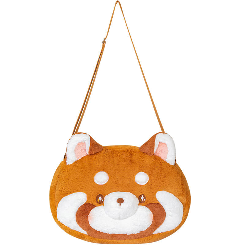 Two-Purpose Red Panda Big Handbag, Crossbody Bag