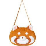 Two-Purpose Red Panda Big Handbag, Crossbody Bag