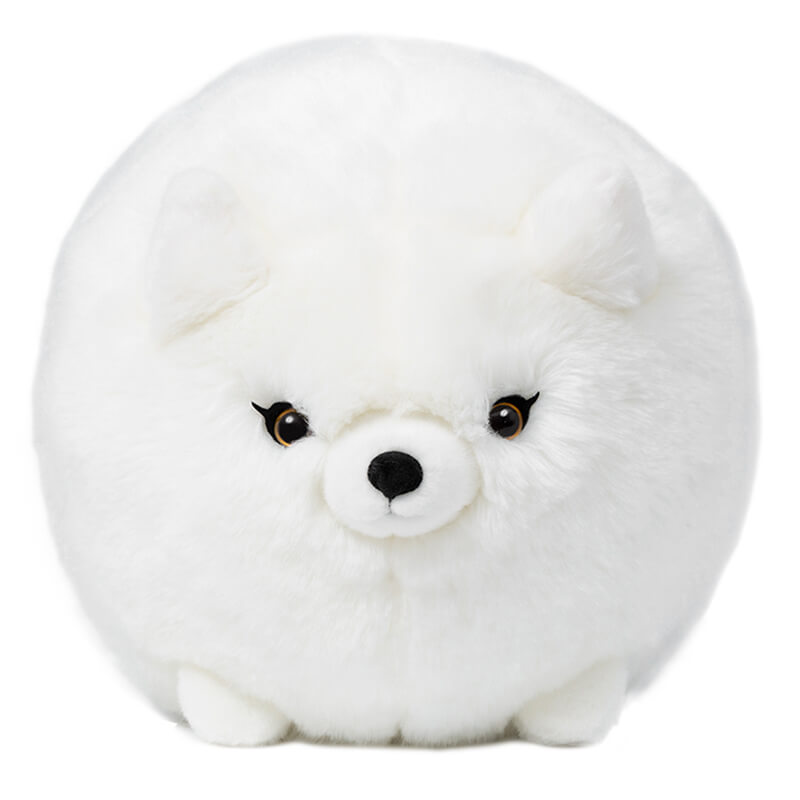 Chubby Arctic Fox Stuffed Animal Plush