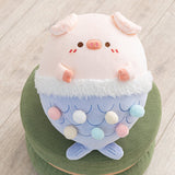 Chubby Pig Mermaid Stuffed Animal Plush