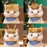 Handsome Alpaca Stuffed Animal Plush Toy