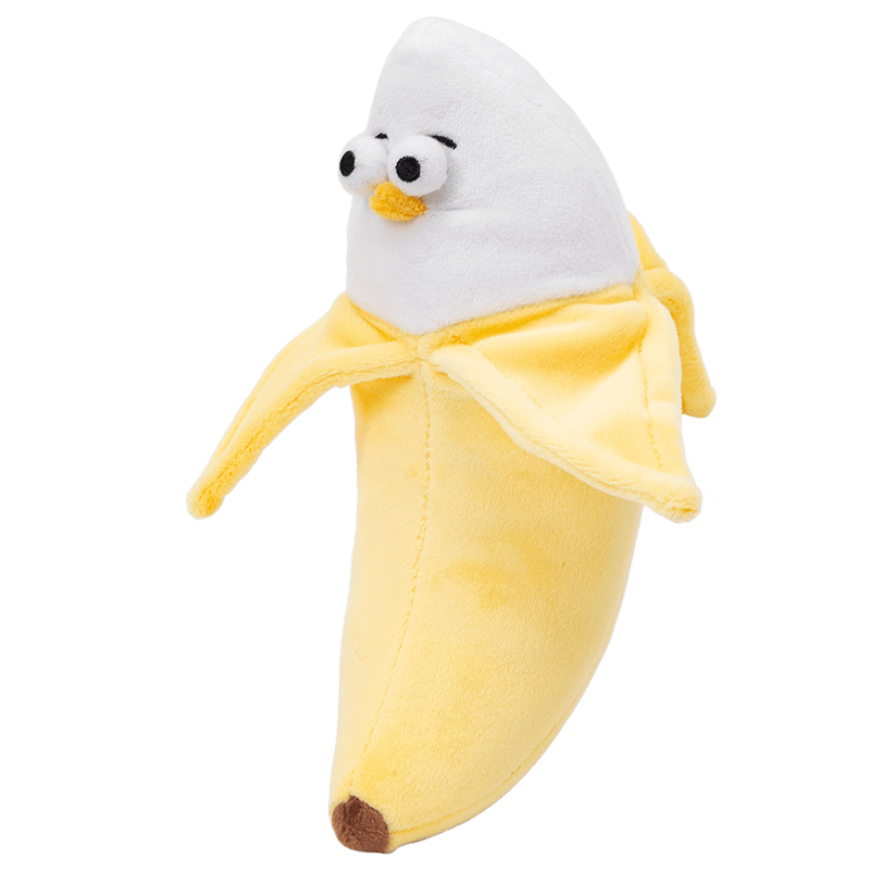 Chubby Banana Seagull Stuffed Plush Toy, Hugging Pillow