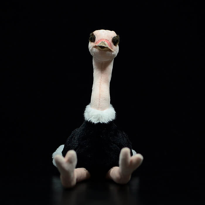 Realistic Common Ostrich Stuffed Animal Plush Toy