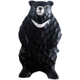 Handmade Carved Black Bear Figurine