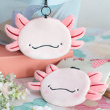 Cute Axolotl Zippered Coin Purses, Animal Money Bag