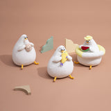 Chubby Holiday Seagull Stuffed Animal Plush Toy
