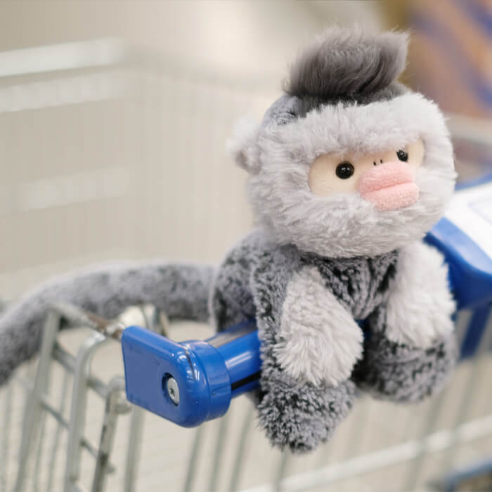 Golden Monkey Stuffed Plush Slap Bracelet