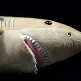 Realistic Tiger Shark Stuffed Animal Plush Toy