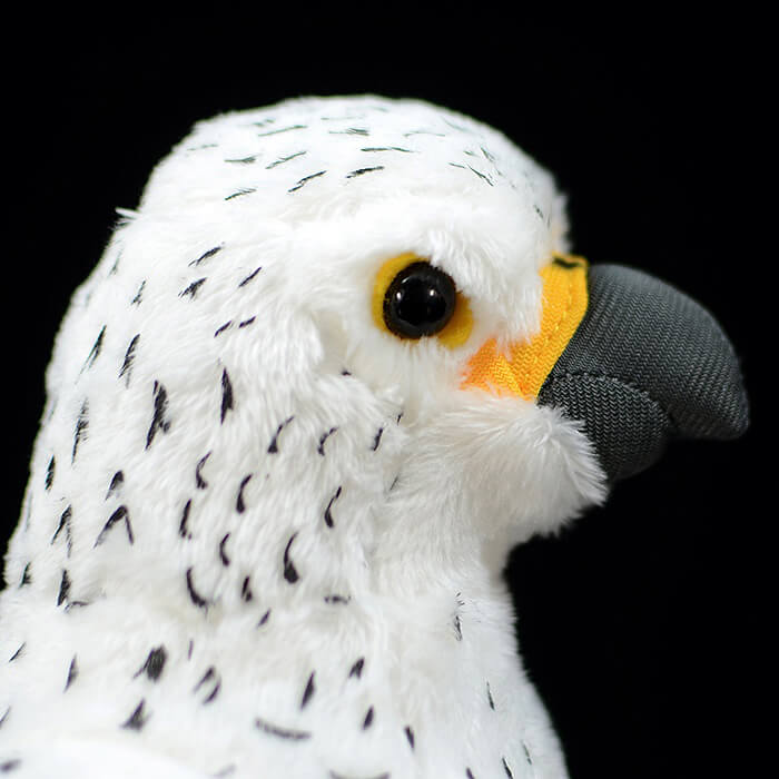 Realistic Gyrfalcon Stuffed Animal Plush Toy