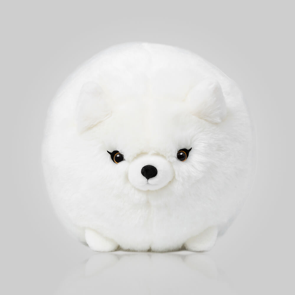 Chubby Arctic Fox Stuffed Animal Plush