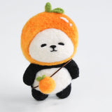 Wool Felt Panda Bag Charm