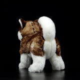 Realistic Husky Dog Stuffed Animal Plush Toy