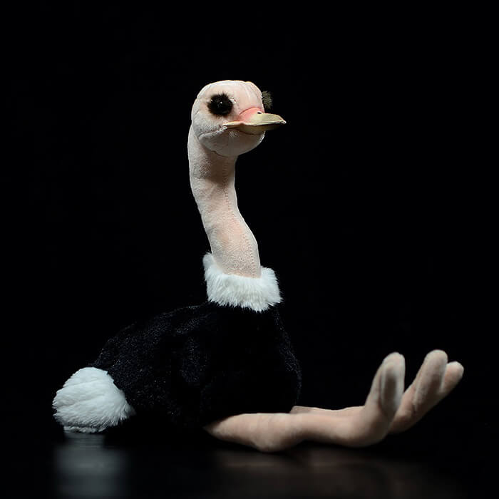 Realistic Common Ostrich Stuffed Animal Plush Toy