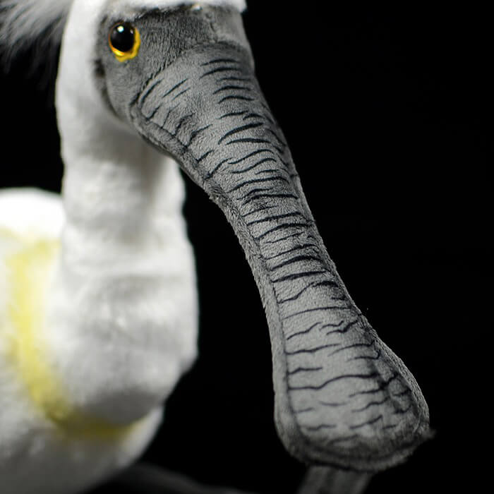 Realistic Eurasian Spoonbill Stuffed Animal Plush Toy