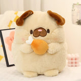 Cartoon Greedy Dog Stuffed Animal Plush Toy, Cute Plushies
