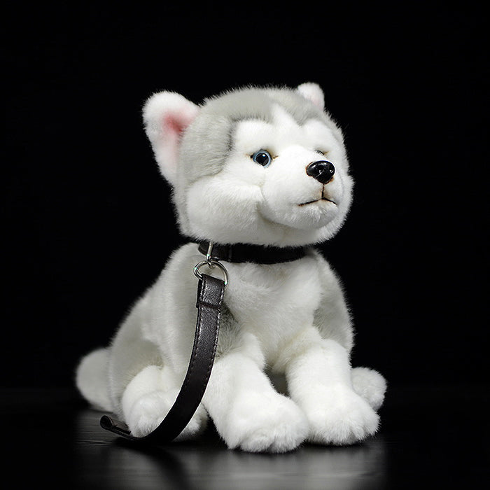 Realistic Husky Cub Dog Stuffed Animal Plush Toy