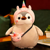 Cute Penguin Stuffed Animal in Cute Costume