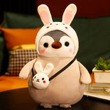 Cute Penguin Stuffed Animal in Cute Costume