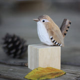 Handmade Carved Bird Figurine
