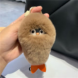 Fluffy Stuffed Penguin Bag Charm