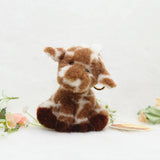 Plush Giraffe Bag Charm, Stuffed Animal Keychain
