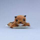 Plush Flying Squirrel Bag Charm, Stuffed Animal Keychain