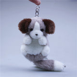 Plush Dog Bag Charm, Stuffed Animal Keychain