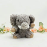 Plush Elephant Bag Charm, Stuffed Animal Keychain
