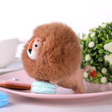 Handmade Wool Felt Lion Bag Charm, Keychain