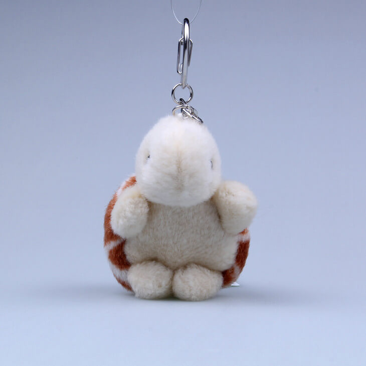 Turtle Cub Plush Bag Charm, Stuffed Animal Keychain
