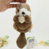 Sea Otter Cub Plush Bag Charm Stuffed Animal Keychain