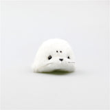 Baby Harp Seal Plush Bag Charm Stuffed Keychain