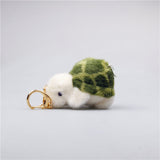 Turtle Cub Plush Bag Charm, Stuffed Animal Keychain