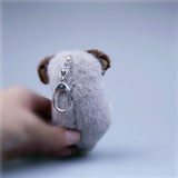 Plush Dog Bag Charm, Stuffed Animal Keychain