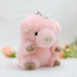 Baby Pig Plush Bag Charm Stuffed Animal Keychain