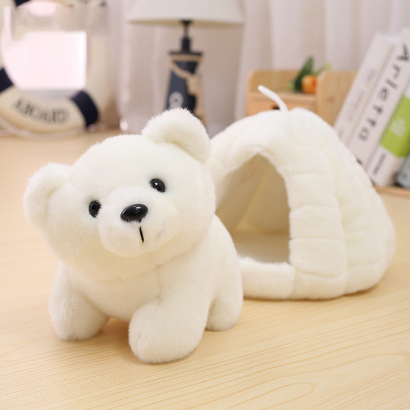 Polar Bear Cub Plush Stuffed Animal Plushies Toy