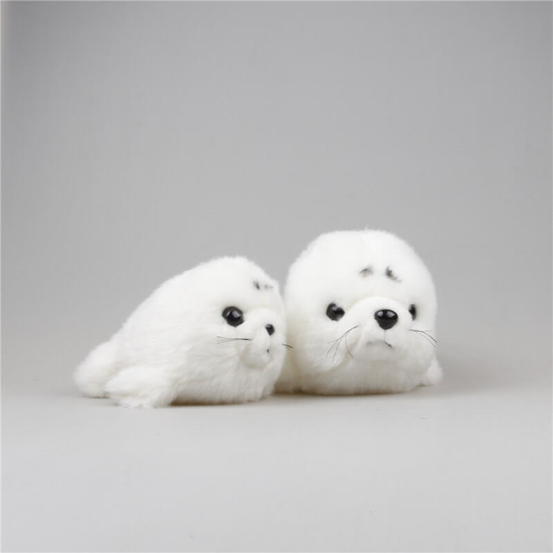 Baby Harp Seal Stuffed Animal Plush Toy