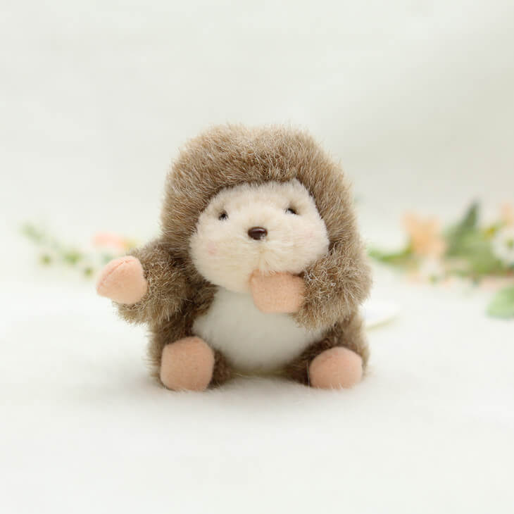 Plush Monkey Bag Charm, Stuffed Animal Keychain