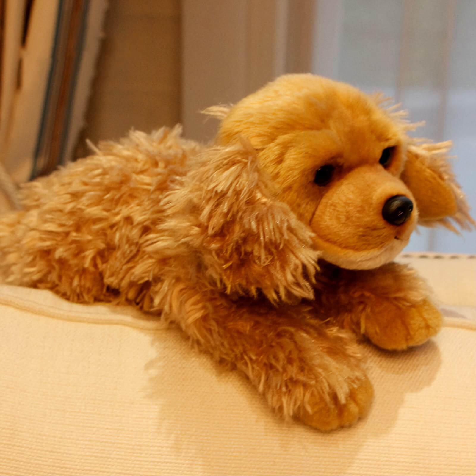 Realistic Cocker Spanie Dog Stuffed Animal Plush Toy