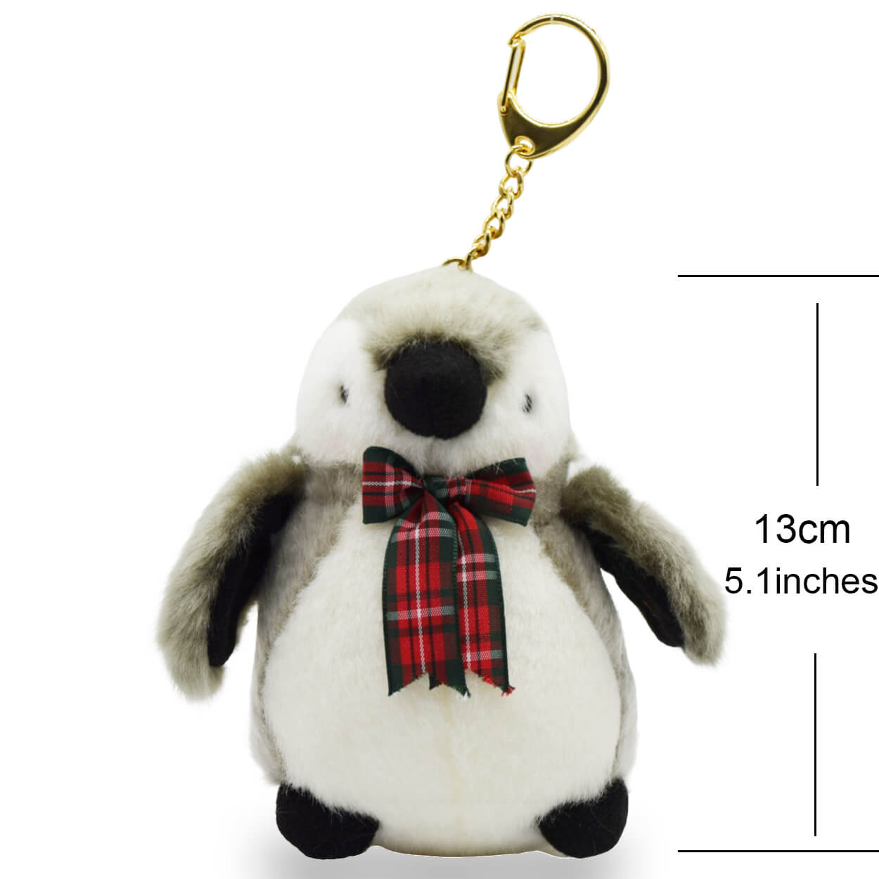 Cute Penguin Couple Bag Charm, Stuffed Animal Keychain