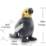 Realistic Cockatiel Stuffed Animal Plush Toy