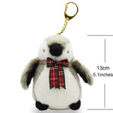 Cute Penguin Couple Bag Charm, Stuffed Animal Keychain