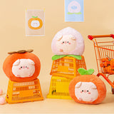 Chubby Pig Fruit Pillow