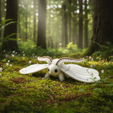 Keaiart-ly® White Silk Moth Plush Toy - 12 Inch Soft Stuffed Insect Stuffed Animal, Novelty Plush Toys for Parties & Unique Pet Toys